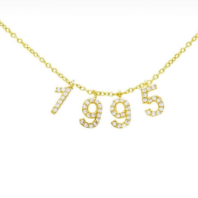 Custom name cz necklace