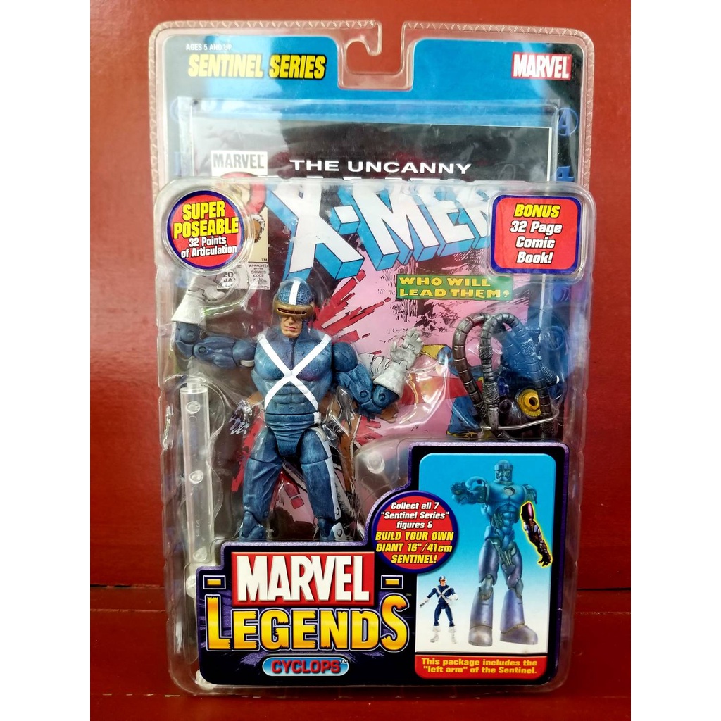 [RARE] MARVEL LEGENDS TOY BIZ : MARVEL LEGENDS SERIES 10 SENTINEL SERIES : X-FORCE CYCLOPS (2005) แพ