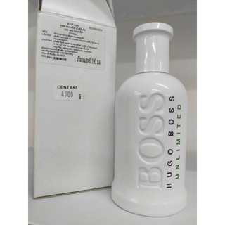 Hugo Boss Boss Bottled Unlimited EAU DE TOILETTE 100 ML. Hugo Boss Boss Bottled Unlimited กล่องขาว ฉลากภาษาไทย