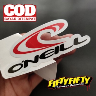 Oneill สติกเกอร์ พิมพ์ลาย กันน้ํา เคลือบเงา สําหรับติดตกแต่งหมวกกันน็อค รถจักรยานยนต์ รถยนต์