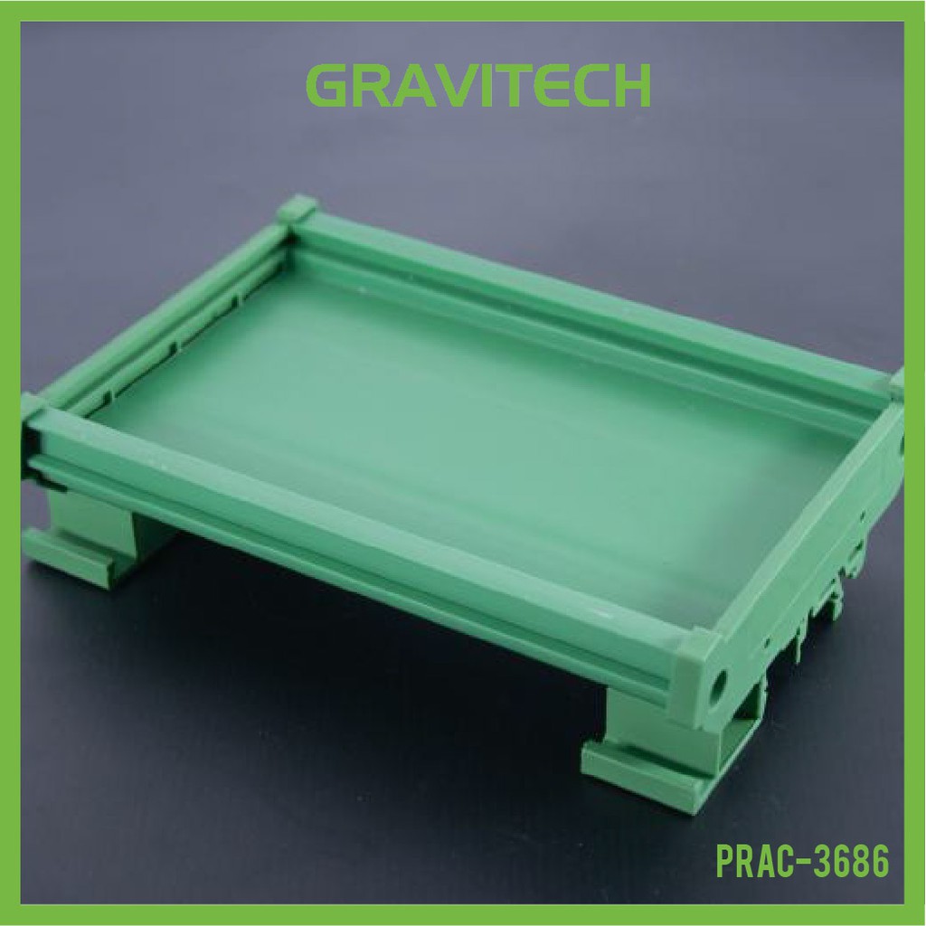 [Gravitechthai]DIN Rail Plastic PCB Holder 72x120mm