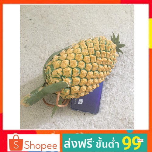 ส่งฟรี กระเป๋าสัปปะรดใหญ่ มาพร้อมสายสะพายยางพาราทั้งเส้น สินค้าพร้อมส่งงานHanmd ฝีมือคนไทย