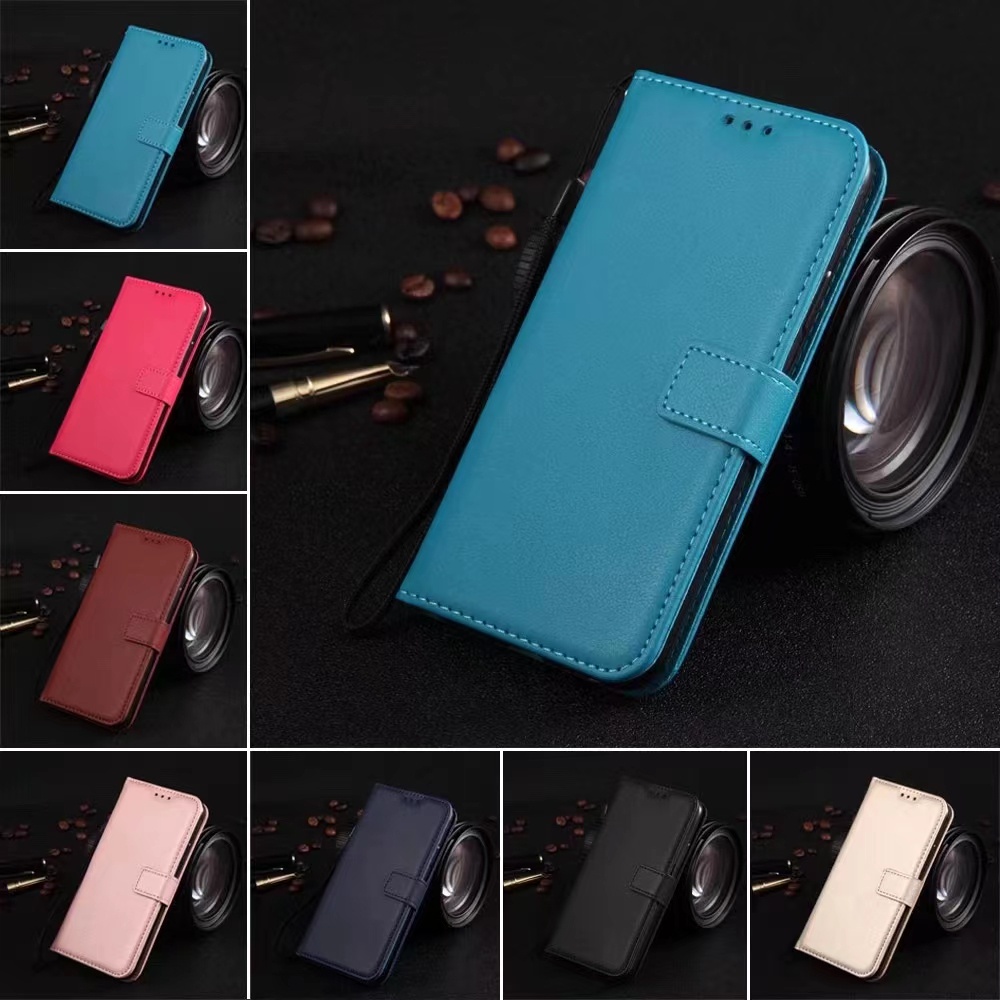 หรูหราสําหรับ Huawei P10 P10 Lite P20 P20 Lite P20 Pro P30 P30 Pro กระเป๋าสตางค์หนังกรณีการ์ดกระเป๋าผู้ถือโทรศัพท์มือถือขาตั้ง Soft TPU ซิลิโคนกันชน