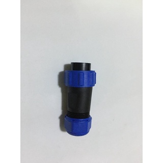 "WEIPU" Connector SP1311/S2 IIN 2pole 13A IP68, cable OD.5-8mm, สายไฟ2sq.mm ตัวเมียเกลียวในกลางทาง