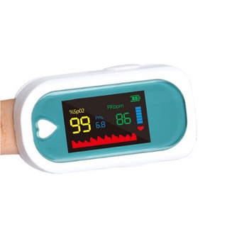 ปลายนิ้ว Pulse Oximeter ดิจิตอล แสดงผล Heath Monitor การวัด Oximeters แบบพกพา