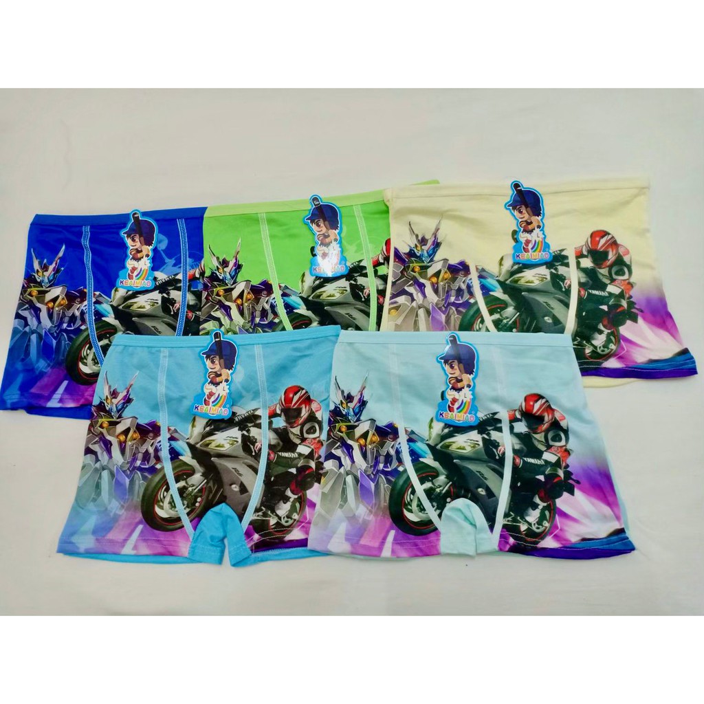 กางเกงในเด็กชาย Boy 1 ตัว sizeM-xxL คละสี ลาย #1ในไทย Comfortable Boys Cartoon Underwear เด็กผู้ชาย - รูปที่ 5