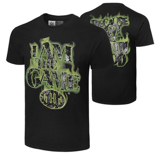 เสื้อทหาร เสื้อยืด เสื้อยืด DIY WWE 2022 ใหม่ ทริปเปิล เอช "I Am The Game" ย้อนยุค ^YP เสื้อคนอ้วน