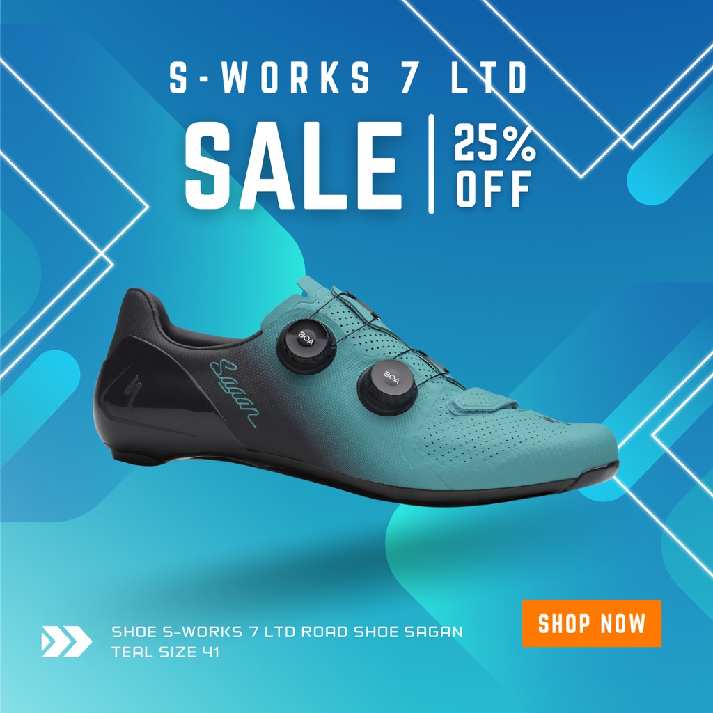 รองเท้าสำหรับปั่นจักรยาน รองเท้าจักรยานเสือหมอบที่ดีที่สุด SPECIALIZED SHOE S-WORKS 7 LTD ROAD SHOE 