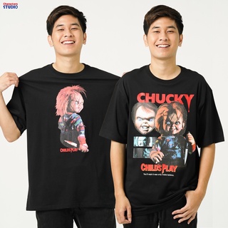 Universal Studios Chucky //Oversized T-Shirt //- เสื้อผู้ชายยูนิเวอร์แซล สตูดิโอ ชัคกี้ สินค้าลิขสิทธ์แท้100% characters