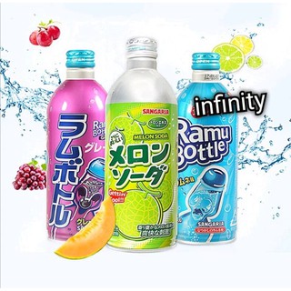 ราคาSangaria Ramune Bottle เครื่องดื่มโซดา รสผลไม้จากญี่ปุ่น