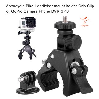 Motorcycle Bike Handlebar Mount Holder Grip Clip for GoPro Camera Phone DVR GPS