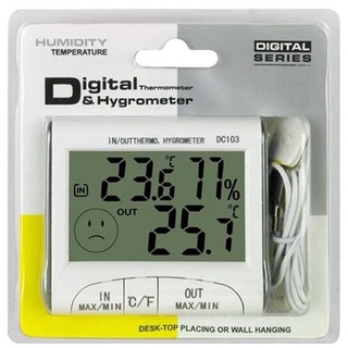เครื่องวัดความชื้นในอากาศThermometer Moisture Meter Digital Humidity Meter DC103 เครื่องวัดความชื้นอากาศ วัดอุณหภูมิ