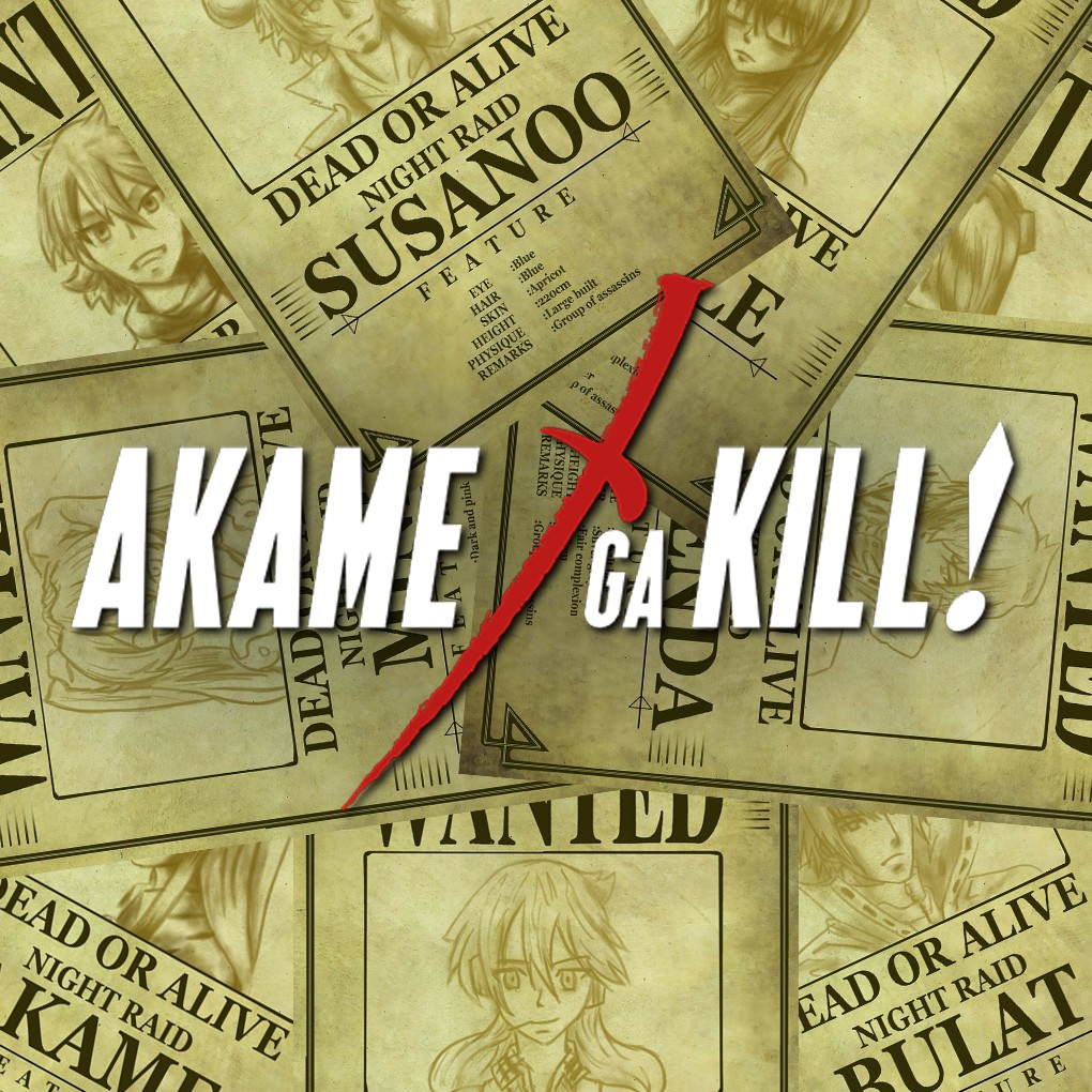 โปสเตอร์อะนิเมะ Akame Ga Kill Bounty Wanted All Character A4 A3 Shopee Thailand