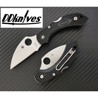 มีดพับ Spyderco Dragonfly 2 Wharncliffe Folding Knife VG10 Blade, Black FRN Handles (C28FPWCBK2)