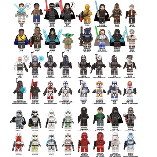 ของเล่นตัวต่อฟิกเกอร์ Star Wars Series Skywalker Clone Troopers Darth Maul ed ขนาดเล็ก