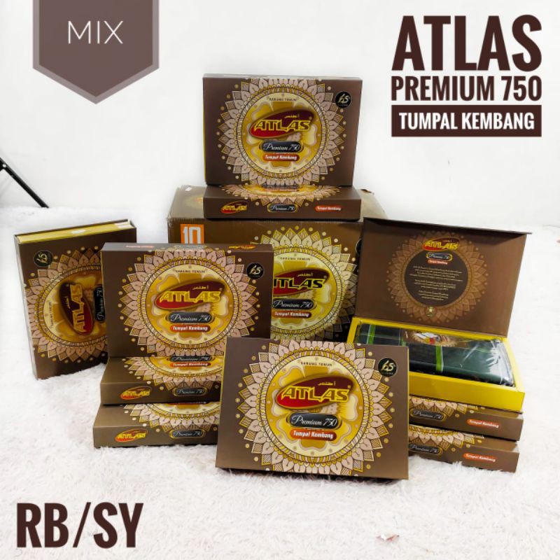 Atlas Premium 750 Tumbpal Kembang MIX Sarong ขายปลีกขายส่ง SN