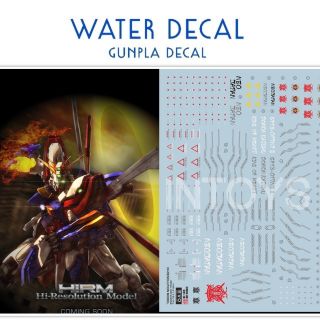 Water Decal MG 1/100 HI-RES​ GOD GUNDAM ​ยี่ห่อ S.I.M.P. Model Decal​