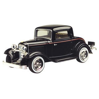 รถโมเดล ประตูรถเปิดได้ กระโปรงหน้าหลังเปิดได้ motormax_1932 ford coupe 1:24