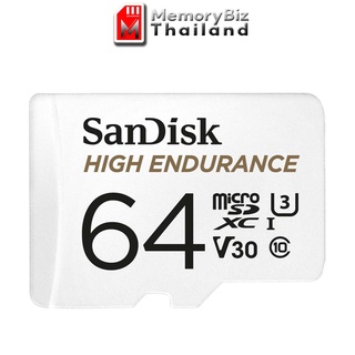 SanDisk High Endurance 64GB microSD Card (SDSQQNR_064G_GN6IA) เมมโมรี่ การ์ด แซนดิสก์ กล้องติดรถยนต์ กล้องวงจรปิด Synnex