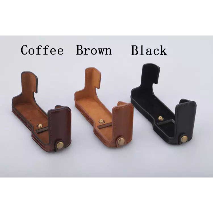 PU หนังครึ่งสําหรับ Fuji Fujifilm XT30II XT30 XT20 XT10 XT2 XT3 ฝาครอบกล้องดิจิตอล