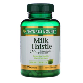 Natures Bounty Milk Thistle 250 mg 200 Capsules