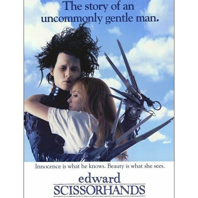 POST edward scissorhands movie 1990