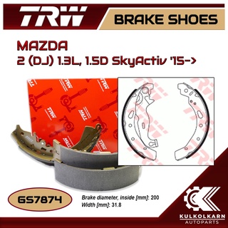 ก้ามเบรคหลัง TRW สำหรับ MAZDA 2 (DJ) 1.3L, 1.5D SkyActiv 15-&gt; (GS7874)