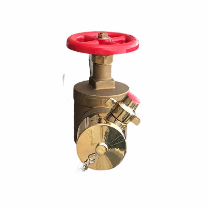 หัวจ่ายน้ำดับเพลิง แองเกิ้ลวาล์ว Angle valve วาล์วดับเพลิง ขนาด2.5" เกลียวประปา
