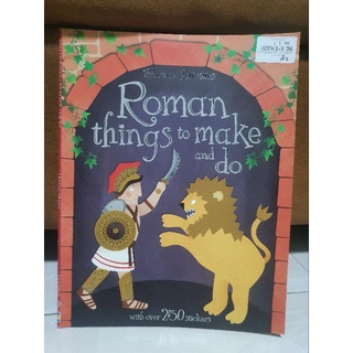 Roman Things to Make and Do., Usborne Activities. -106