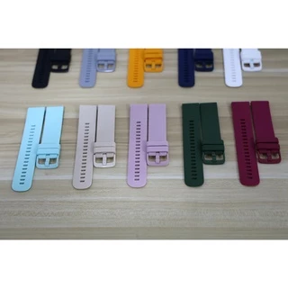 สาย Garmin FR 255 254 645 Venu 2 vivoactive4/3 venu SQสายซิลิโคนสำหรับนาฬิกา Garmin 18mm 20mm 22mm