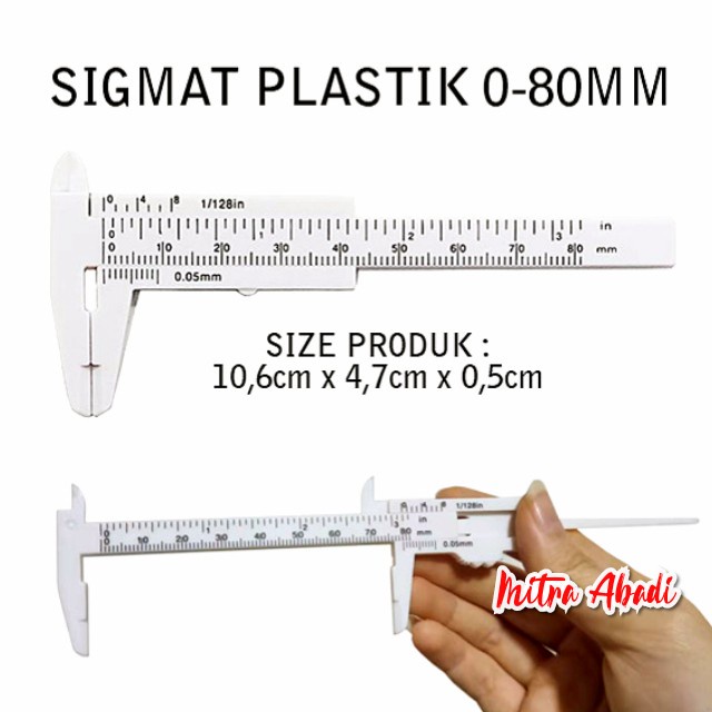 Sigmat Vernier Caliper / Sketmat / Vernier Caliper Mini Plastic