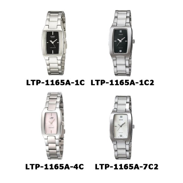 นาฬิกาข้อมือผู้หญิง casio รุ่น LTP-1165A ,LTP-1165A-1C,LTP-1165A-1C2,LTP-1165A-4C,LTP-1165A-7C2