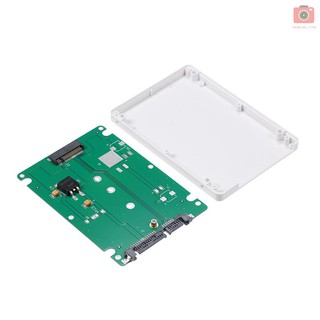 【fash】NGFF M.2 SSD to 22Pin SATA III Converter Adapter with 2.5 Enclosure 2280 2260 2242 2230 SSD