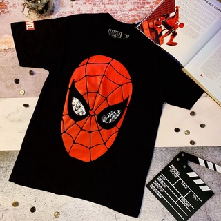 เสื้อคนอ้วนผญ เสื้อคู่ เสื้อยืดมาร์เวล-สไปเดอร์แมน MARVEL-SPIDERMAN-301 เสื้อยืดผู้ชาย90 เสื้อขาว