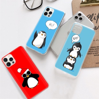 เคสโทรศัพท์มือถือแบบนิ่ม ใส ลายเพนกวิน DV-166 สําหรับ VIVO Y22s Y35 Y16 Y02 Y02S Y01 Y31 Y51