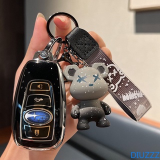 เคสรีโมตกุญแจรถยนต์ TPU อุปกรณ์เสริม สําหรับ Subaru BRZ XV Forester Legacy Outback 2 3 ปุ่ม