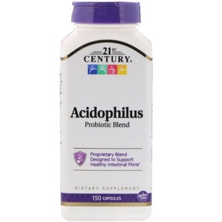 โพรไบโอติก ช่วยขับถ่าย 21st Century, Acidophilus Probiotic Blend, 150 Capsules