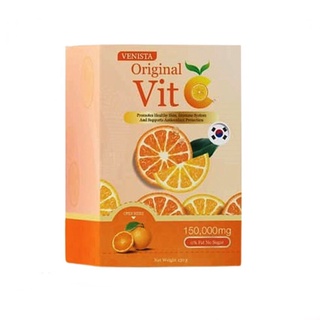 (7ซอง) Venista Original Vit C ผลิตภัณฑ์เสริมอาหาร เวนิสต้า วิตซีผงฟู่