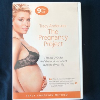Tracy Anderson pregnancy DVD ออกกำลังกายสำหรับผู้ตั้งครรภ์  ตั้งแต่เดือนที่ 1-9 จำนวน 10 DVD (ปก กล่อง ส่งฟรี ems ) ขนาด