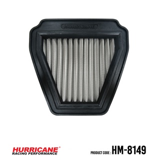 HURRICANE กรองอากาศสแตนเลส , ผ้าแดง Honda	Sonic SR150R HM-8149