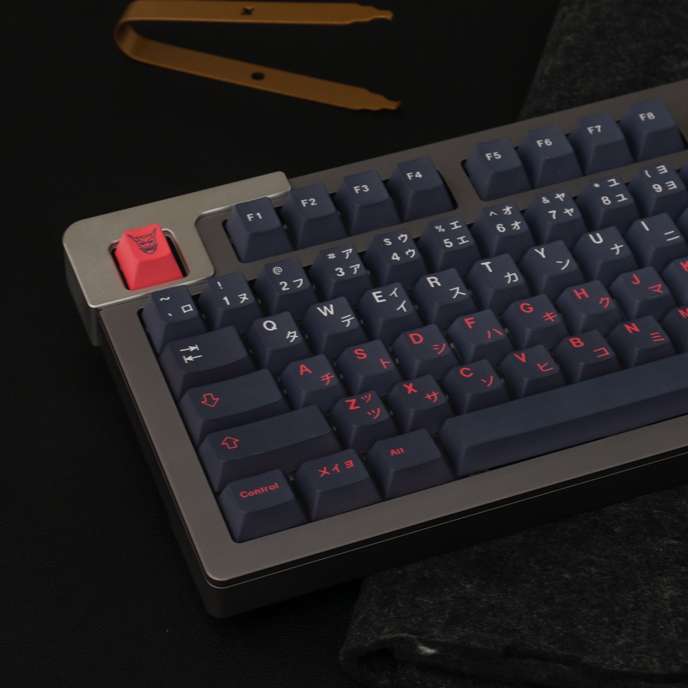 GMK Bushido  keycaps cherry profile DYE-SUB pbt  keycap 137 keys 64/68/87/96/980
