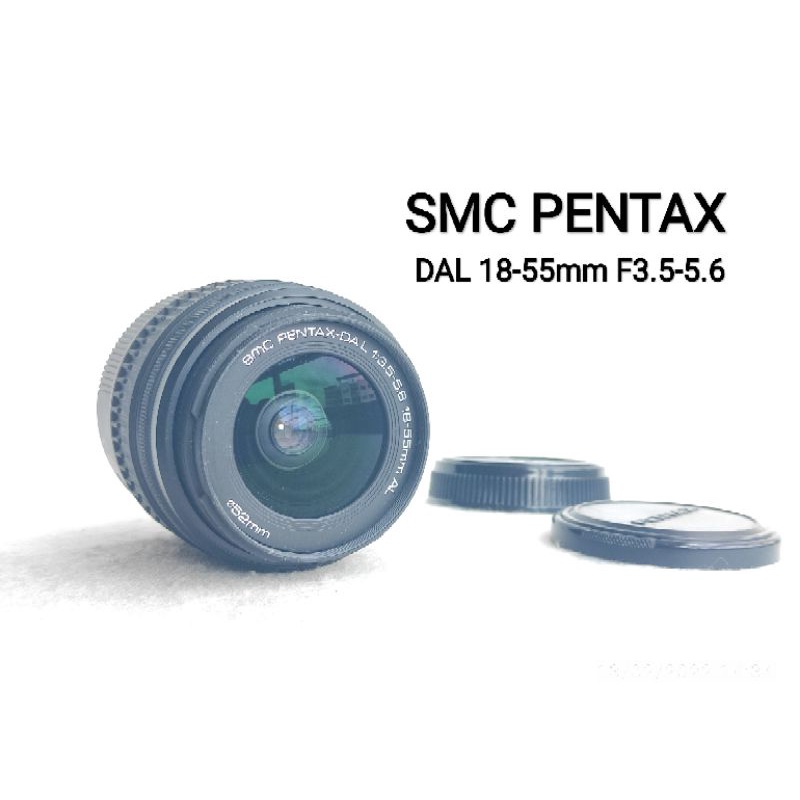 เลนส์ Lens SMC Pentax-DAL 18-55mm. f3.5-5.6 AL K Mount penttax K  Excellent+++ พร้อมฝาหน้า ท้าย หน้าเลนส์ขนาด 52มม | Shopee Thailand