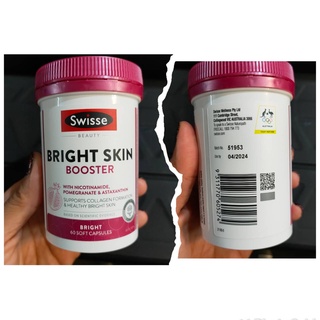 Swisse Beauty BRIGHT SKIN with Nicotinamide 60 Soft Capsules