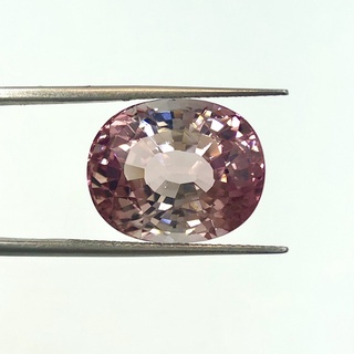 100% Natural 16.19 carats VVS1 Oval Fancy Pink Bi Color Mozambique Tourmaline No Heat Treatment