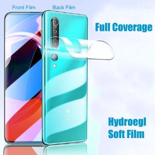 Front / Rear Hydrogel Film Xiaomi Poco X2 M2 F2 Pro Mi 10 10t 9t Pro 8 9 Lite 8se 9se cc9e cc9 Mi Note 10 Pro Max 2 3 Screen Protector