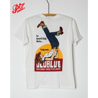 เสื้อยืดใหม่เสื้อยืด Oldblue co Tee - The Lady Ranch (White)ขนาดเต็มS-3XL