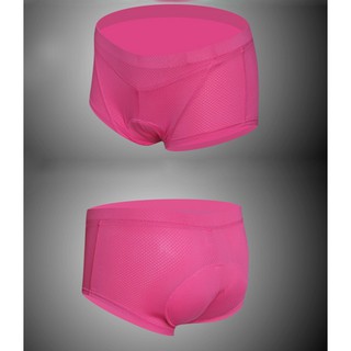 กางเกงปั่นจักรยาน Boxer สีชมพู รหัส PX002