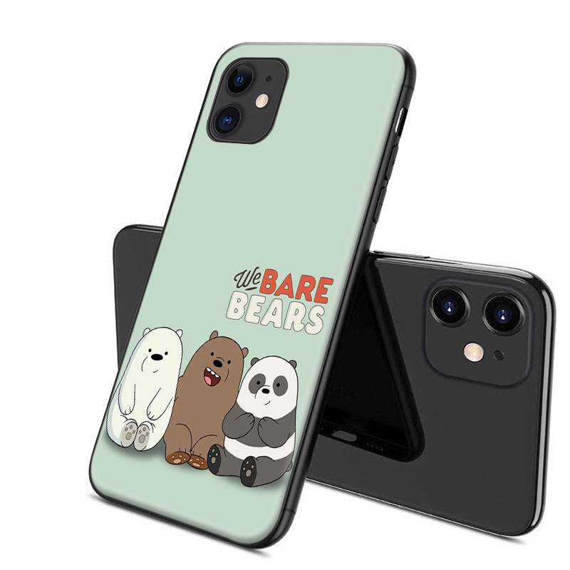 iPhone 12 Mini 11 Pro XR XS Max Soft Case B41 funny We Bare Bears ...