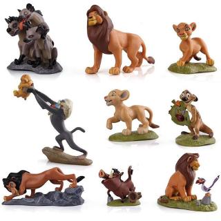 ตุ๊กตาฟิกเกอร์ Disney The Lion King ของเล่นสําหรับเด็ก 9 ชิ้นต่อชุด