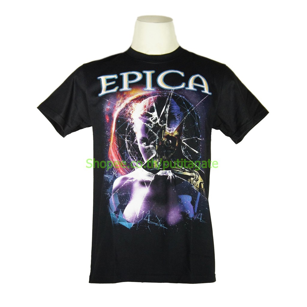 เสื้อวง Epica ไซส์ยุโรป เอพิกา PTA1633 งานวงดังๆ วินเทจ Rockyeah